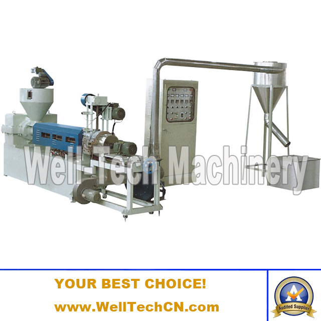 WT-A90, 100 Wind-cooling Hot-cutting Plastic Recycling Compounding Machine