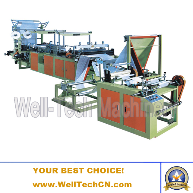 WTRB-D800, 1300 Series Ribbon-through Continuous-rolled Bag Making Machine