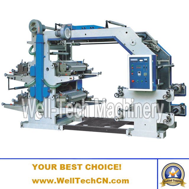 WT-A4600, 4800, 41000, 41200 Four-Color Flexographic Printing Machine