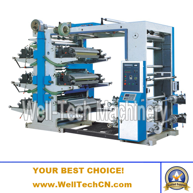 WT-A6600, 6800, 61000, 61200 Six-Color Flexographic Printing Machine