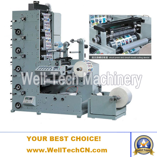  WT-320A-5C Automatic Flexographic Label Printing Machine