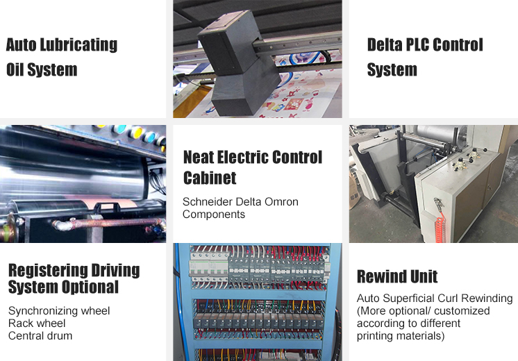four colors plastic film flexographic printing machine four colors plastic film flexographic printing machine