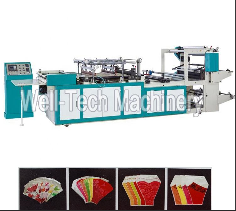 wtfb b800 plastic flower sleeves bag making machine wtfb b800 plastic flower sleeves bag making machine