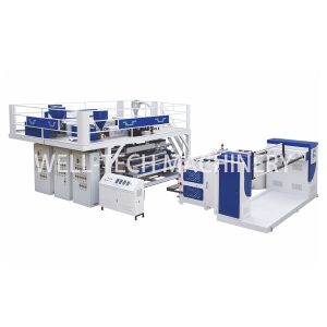 compound air bubble film extruding machine