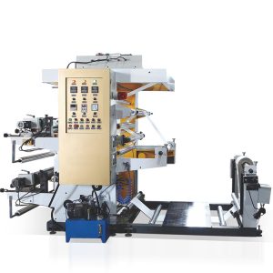 two colors flexographic printing machine