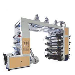 8 color high speed flexo printing machine