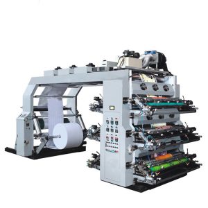 6 colors high speed flexo printing machine