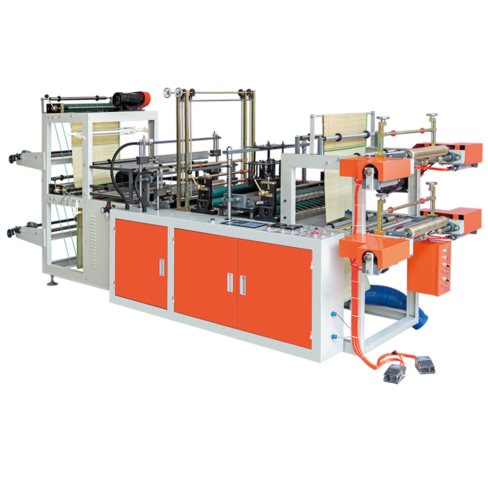 computer control high speed vest & flat opening rolling bag making machine (double layer) computer control high speed vest & flat opening rolling bag making machine (double layer)