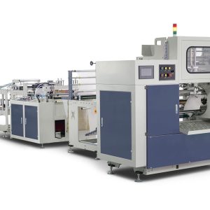 automatic fresh vegetable bag on roll making machine(with paper core)